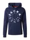JACK & JONES Sweatshirt 'WARRIOR' navy / wei