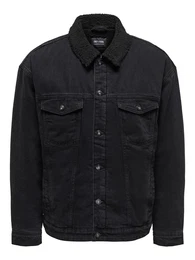 Jacke 'Rick' black denim