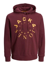 Sweatshirt 'WARRIOR' hellorange / bordeaux