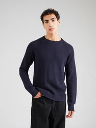 JACK & JONES Pullover 'Pannel' marineblau