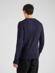 JACK & JONES Pullover 'Pannel' marineblau