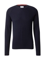 JACK & JONES Pullover 'Pannel' marineblau