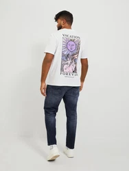 Jack & Jones Plus Regular-fit Jeans JJIGlenn JJFox dunkelblau