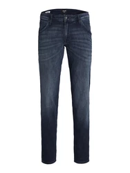 Jack & Jones Plus Regular-fit Jeans JJIGlenn JJFox dunkelblau