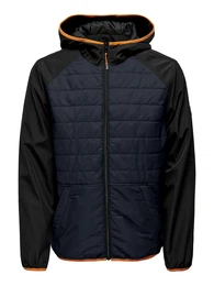 Jacke 'ANTON' navy / orange
