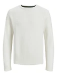 JACK & JONES Pullover 'Pannel' weiß
