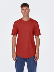 Only & Sons T-Shirt ONSMatt weinrot