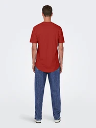 Only & Sons T-Shirt ONSMatt weinrot