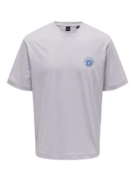 T-Shirt 'OTTO' blau / goldgelb / flieder / pink