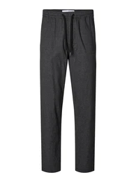 Hose 'Fred' anthrazit / hellgrau