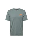 SCOTCH & SODA T-Shirt taubenblau / orange / naturweiß