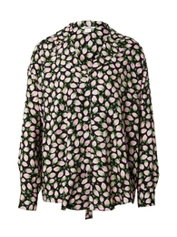 Bluza zelena / roza / roza / crna