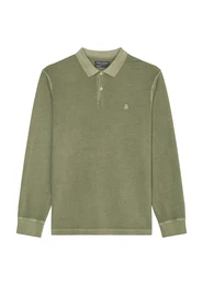 Poloshirt ecru / oliv
