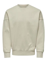 Only & Sons Sweatshirt Dan beige