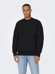 Only & Sons Sweatshirt Dan schwarz