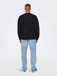 Only & Sons Sweatshirt Dan schwarz