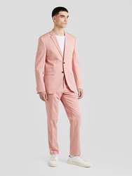 JACK & JONES Anzug Franco pink