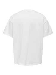 Only & Sons T-Shirt 'ONSMillenium' wei
