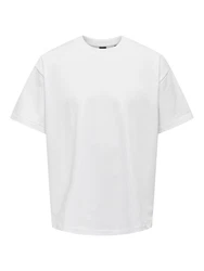 Only & Sons T-Shirt 'ONSMillenium' wei