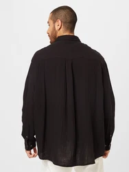 WEEKDAY Hemd schwarz