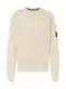 Calvin Klein Jeans Sweatshirt creme / schwarz
