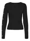 VERO MODA Pulover 'CLAUDINE'  crna