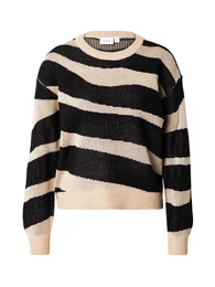 Svetr 'AVA' tmavě béžová / černá