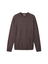 Pullover navy / bordeaux