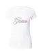 GUESS Tričko pink / stříbrná / bílá GUESS Tričko pink / stříbrná / bílá