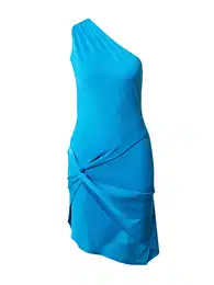 Koktejlové šaty svítivě modrá
