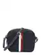 TOMMY HILFIGER Torba preko ramena 'Poppy'  tamno plava / tamno crvena / bijela