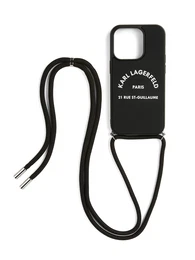 Etui za mobitel 'Rue St-Guillaume iPhone 14 Pro Max' crna / bijela