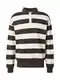 DAN FOX APPAREL Shirt 'Robin' mokka / offwhite