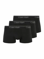 Calvin Klein Underwear Trunk LOW RISE TRUNK 3PK mit Logo-Elastikbund schwarz/wei