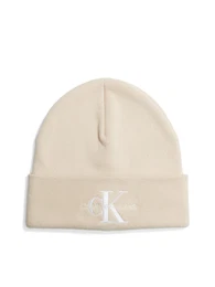 Mütze beige / weiß