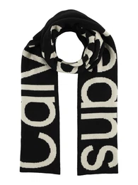 Jeans Šála béžová / černá