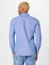 LEVI'S Hemd 'Battery' blaumeliert/rot