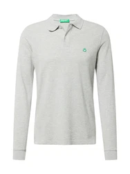 UNITED COLORS OF BENETTON Poloshirt Shirt Grau/Grün/Grau/Grün/Grau/Grün/Grau/Grün/Grau/Grün