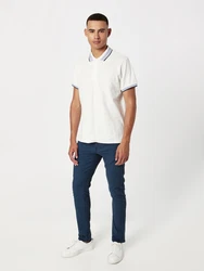 BLEND Shirt hellblau/schwarz/weiß