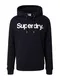Superdry Sweatshirt schwarz / weiß