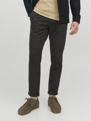 JACK & JONES Chinohose 'Marco Fury' dunkelbraun