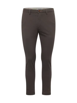 JACK & JONES Chinohose 'Marco Fury' dunkelbraun