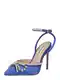 STEVE MADDEN Páskové sandály 'VIBRANTLY'  modrá / stříbrná