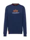 ALPHA INDUSTRIES Sweatshirt navy / orange / wei