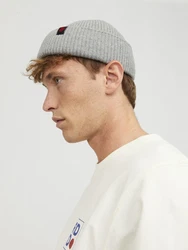 R.D.D. ROYAL DENIM DIVISION Mütze graumeliert/blutrot/schwarz