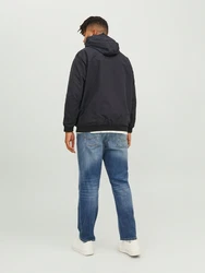 Jack & Jones Plus Jacke JJERUSH schwarz/wei