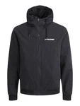 Jack & Jones Plus Jacke JJERUSH schwarz/wei