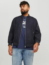 Jack & Jones Plus Jacke 'Rocky' schwarz