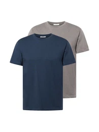 Shirt 'Neo' dunkelblau / anthrazit