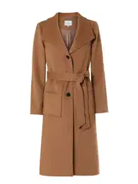 P?echodný kabát okrová